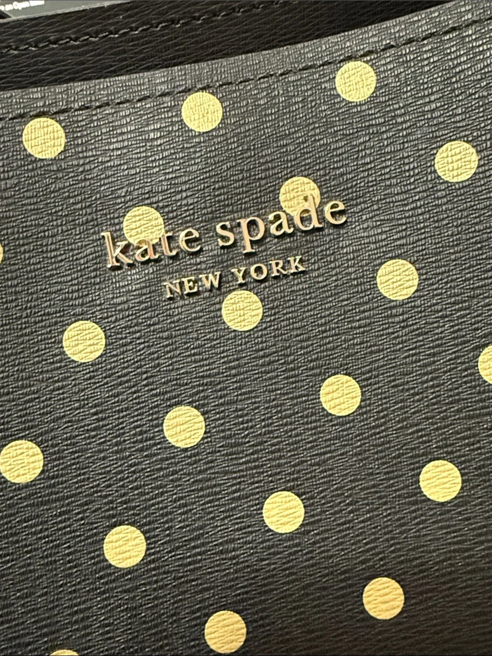 Kate Spade Disney Parks Walt Disney World‎ 50th Anniversary Tote Bag Black Gold